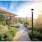 Z-Lite Davina 3 Light Outdoor Post Mounted Fixture, 9in. W x 94in. H, Black 5016PHMR-5012P-BK - alternate 3